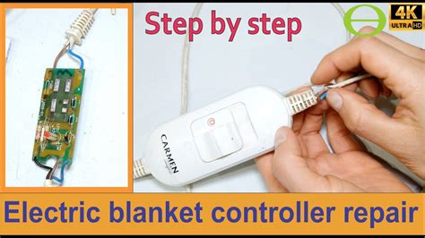 how to remove control box from electric blanket|how to reset a blanket.